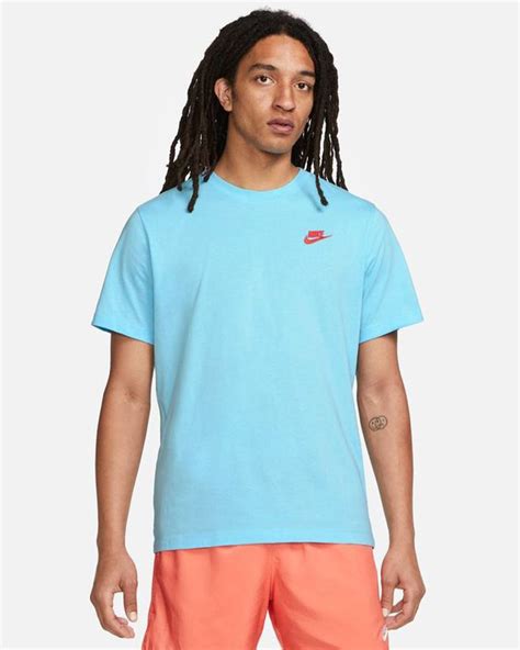 T Shirt Nike Sportswear Club Coton Pour Homme Ar Bleu