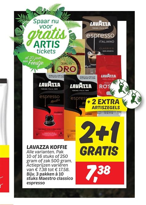 Lavazza Koffie Aanbieding Bij Dekamarkt