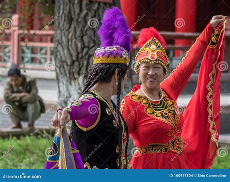 The Colorful People Of Urumqi Xinjiang China Editorial Stock Image