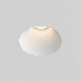 Trimless Slimline Round Fixed Downlight Matt White Astro Salon