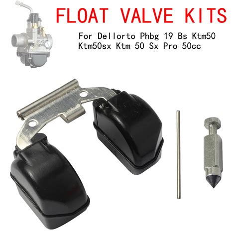 Carburetor Rubber Float Valve Pin Floating Needle Set Kitsr For