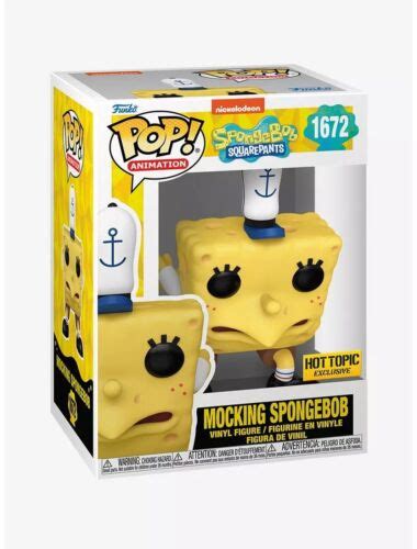 Funko Pop Mocking Spongebob Squarepants 1672 Hot Topic Exclusive Pre