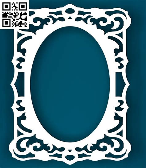 Mirror Frame Is Rectangular G000387 File Cdr And Dxf Free Vector