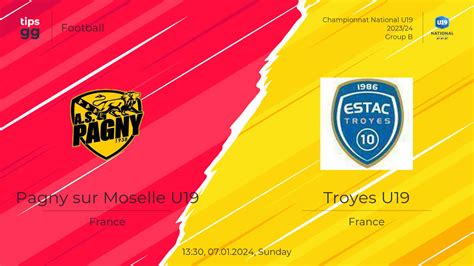 Pagny Sur Moselle U Vs Troyes U At Championnat National