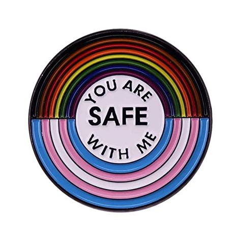 YOU ARE SAFE WITH ME Enamel Pins Nurse Doctor Medical Students Pins