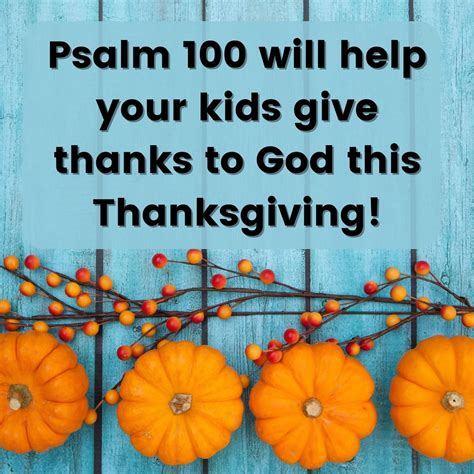 Give Thanks: A Thanksgiving Bible Lesson from Psalm 100 (download only ...