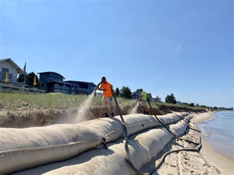 Geotextile Tubes Sandbag Services In Michigan