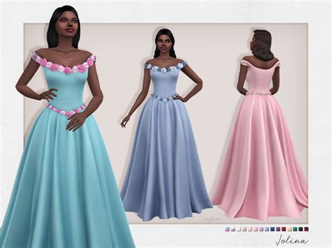 Sifix S Jolina Dress Dress Sims 4 Dresses Sims 4 Clothing