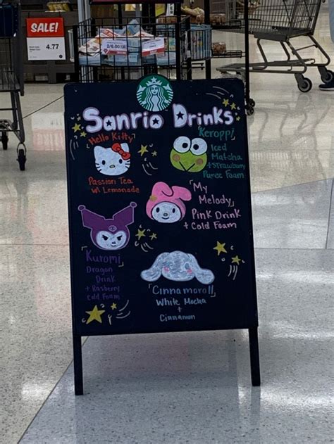 Sanrio Drinks At Starbucks In 2023 Starbucks Drinks Recipes