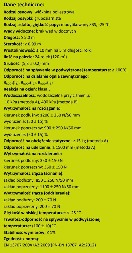 Papa wierzchniego krycia zgrzewalna Nexler Premium PYE PV250 S53H 5m²