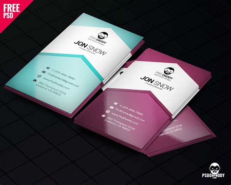 Download]Creative Business Card Psd Free | Psddaddy in Business Card ...