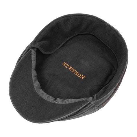 Achat Casquette Cuir Stetson Redding Reference 2390 Chapellerie Traclet