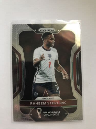 Panini Prizm Fifa World Cup Qatar Raheem Sterling England Ebay