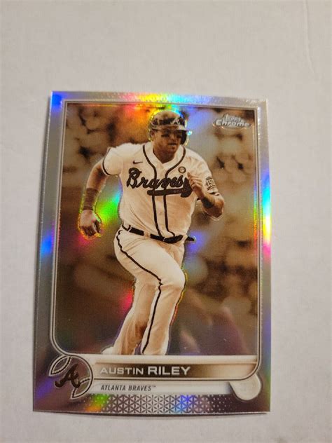 Topps Chrome Austin Riley Sepia Refractor Atlanta Braves