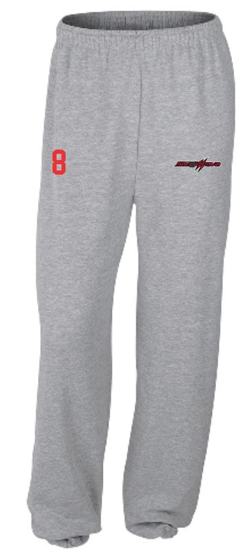 Shockwave Cotton Poly Open Bottom Sweatpants Adult