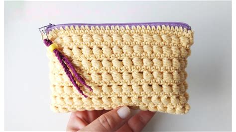 Crochet Makeup Bag With Zipper Pattern Saubhaya Makeup