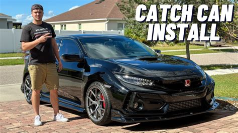 Mishimoto Catch Can Install On My Civic Type R Youtube