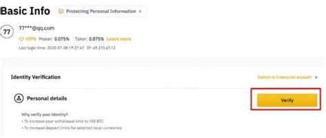 So Verifizieren Sie Ihre Identit T Auf Binance In Schritten Guide