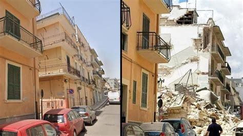 Matera Crolla Palazzina In Ristrutturazione Salvi Gli Operai La