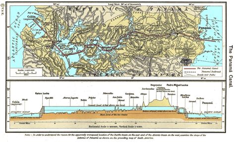 Panama Canal - Maps and Images