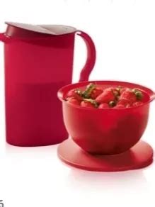 Jarra Murano 2l E Tigela Murano 2 5l Marsala Tupperware Parcelamento