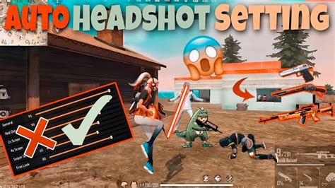 Free Fire Auto Headshot Setting Free Fire Auto Headshot Sensitivity Best Auto Headshot