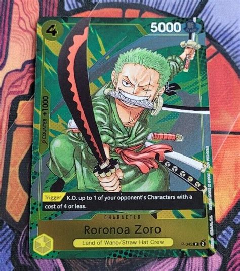 Roronoa Zoro Event Pack Vol 3 P 042 One Piece Promo Card EBay