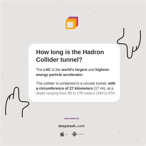 How long is the Hadron Collider tunnel? - Deepstash