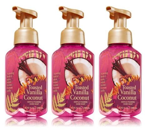 Bath Body Works Toasted Vanilla Coconut Gentle Foaming Hand Soap Ebay