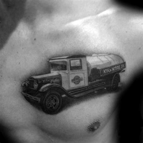 60 Vintage Truck Tattoos For Men 2023 Inspiration Guide