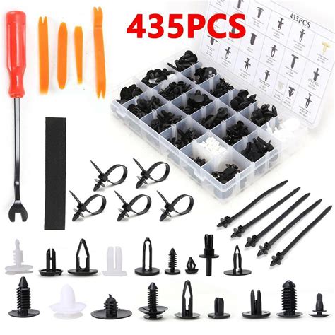 Buy 19 Size 1 Set435pcs Auto Car Fastener Clips Push Pin Rivet Trim Clip Panel Body Interior