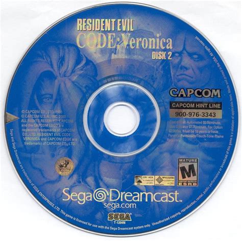 Resident Evil Code Veronica Cover Or Packaging Material MobyGames