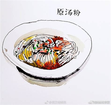 手绘武汉美食，你喜欢哪一样面窝夏夏豆皮新浪新闻