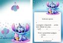 Zaproszenie Na Urodziny Lilo I Stich Stitch Angel Y Zaproszania