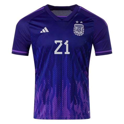 MAILLOT ARGENTINE EXTERIEUR COUPE DU MONDE 2022 DYBALA