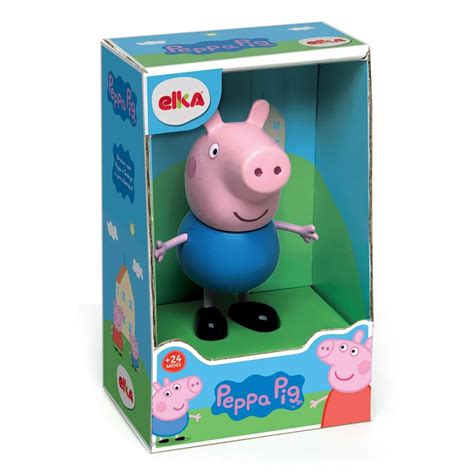 Boneco George Peppa Pig ELKA J A BRINKS Diversão Garantida