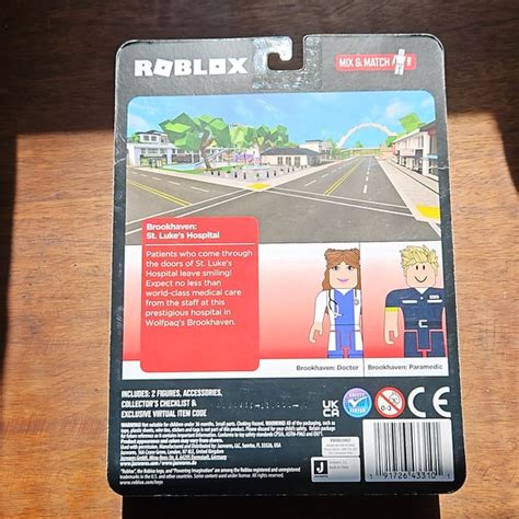 Roblox Toys Nib Roblox Brookhaven Sat Lukes Hospital Play Set