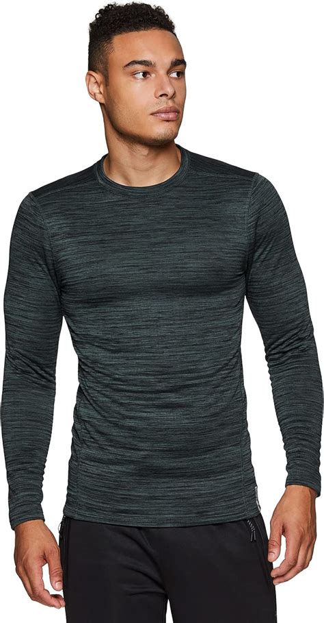 Rbx Active Mens Athletic Performance Long Sleeve Crew Neck Fleece