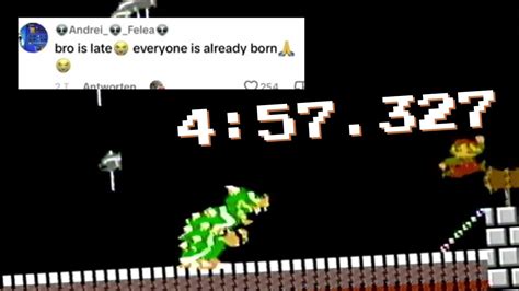 Super Mario Bros Any Speedrun 4 57 327 [pb] Youtube