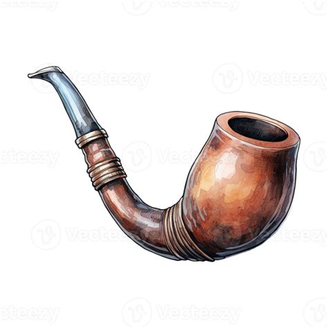 Ai Generated Smoking Pipe Illustration 39635914 Png