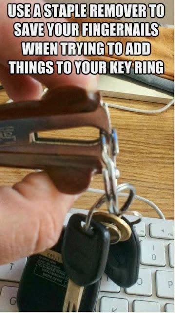 Oh No Mamas Off Her Meds Again How To Easily Put Keys On A Key Ring