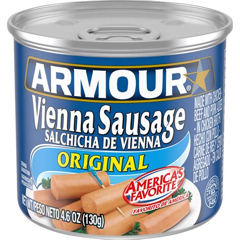 Armour Star Vienna Sausage Original Flavor Canned Sausage 46 Oz