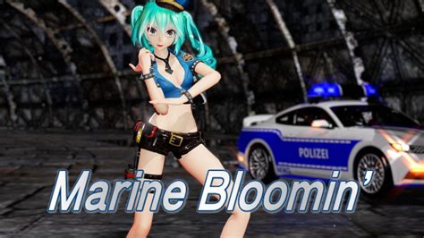 Mmd Marine Bloomin Tda Velvet Police Miku P Fps