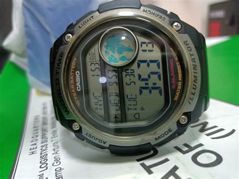 Casio world time illuminator 10 years battery on Carousell