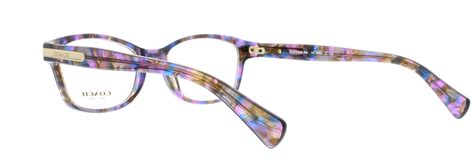 Coach Eyeglasses Hc6065 5288 Confetti Purple 51mm 725125932219 Ebay