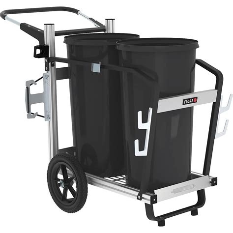 Flora Easy Duo Waste Collection Trolley With 2 X 60 L Waste