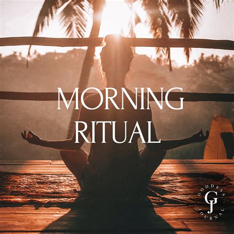 Establishing A Morning Ritual — Goddess Journal Morning Ritual How