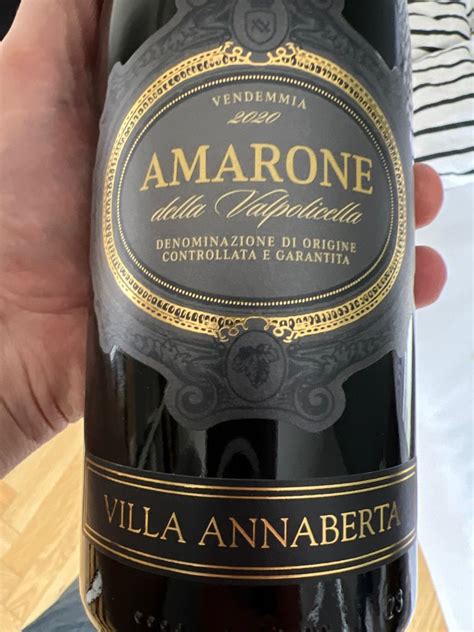 2020 Villa Annaberta Amarone Della Valpolicella Italy Veneto