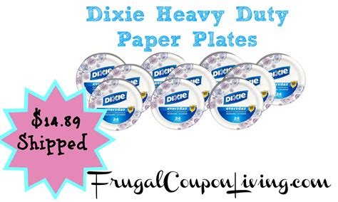 Dixie Heavy Duty Paper Plates 240 Count For 14 89 Shipped