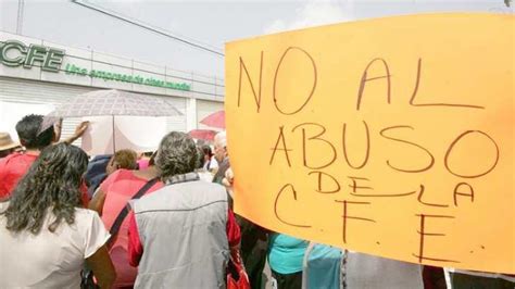 Advierten que extremarán protestas por altos cobros de la CFE